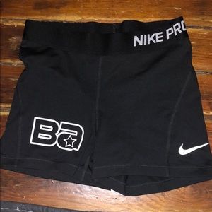 BA nike pro shorts